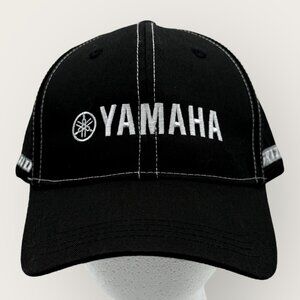 Yamaha Grizzly Rhino Black Adjustable Baseball Cap Hat 100% Cotton Mens